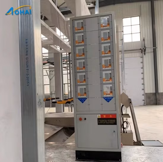 Systèmes de lignes de peinture de revêtement en poudre automatiques avec armoire de commande