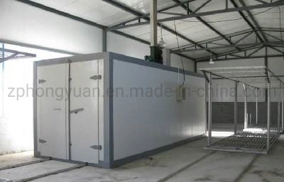 China Manufacturer Hongyuan Diesel Powder Coating Curing Oven with Diesel Burner