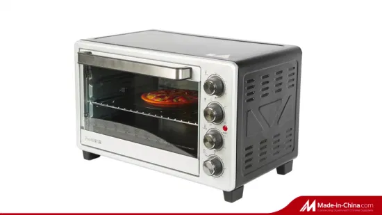 Four grille-pain électrique 1600W, 30l, pour poulet rôti, cuisson de pizza, maison et bureau