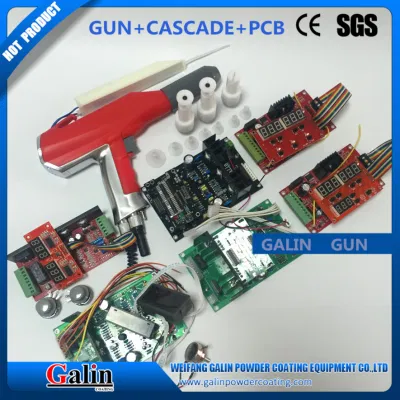 Circuit imprimé + Cascade haute tension + Accessoires pour pistolet de revêtement en poudre